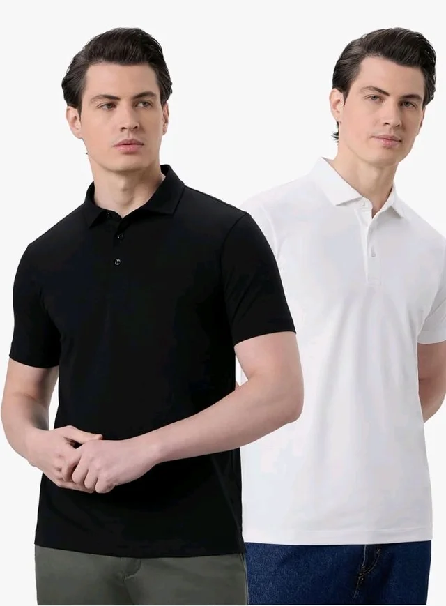 Symbol Premium Men's Super Soft Cotton Stretch Polo | Regulat Fit | Available in Plus Sizes White
- 2XL