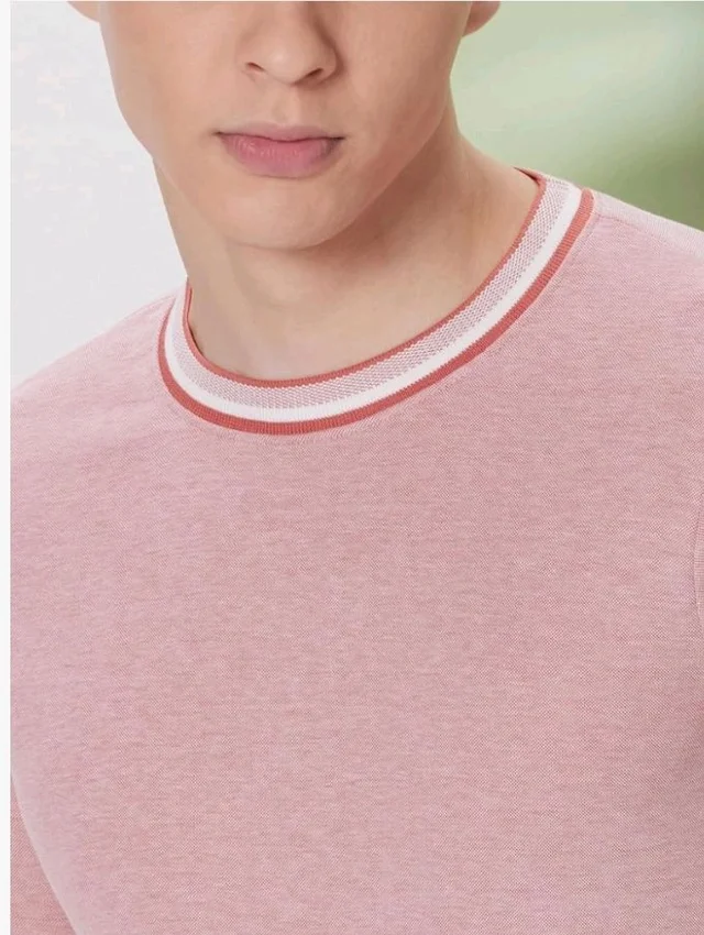 Symbol Premium Men's Cotton Rich Textured T-Shirt - Regular Fit | Pique Knit | Round Neck (Available in Plus Sizes)
- 2XL