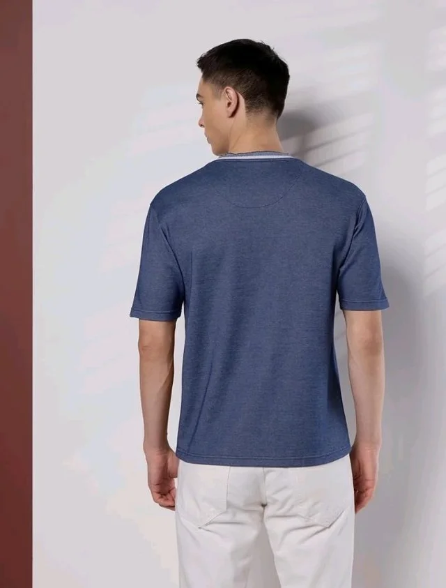 Symbol Premium Men's Cotton Rich Textured T-Shirt - Regular Fit | Pique Knit | Round Neck (Available in Plus Sizes)
- 2XL