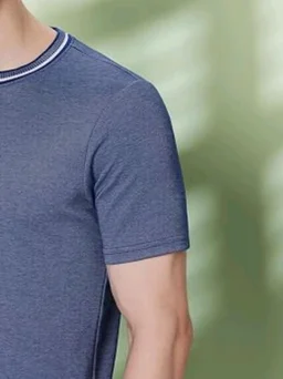 Symbol Premium Men's Cotton Rich Textured T-Shirt - Regular Fit | Pique Knit | Round Neck (Available in Plus Sizes)
- 2XL
