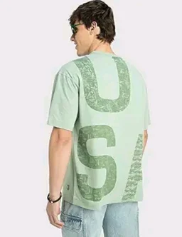 Jockey US81 Men Super Combed Cotton Rich Graphic Printed Oversized T-Shirt
- L