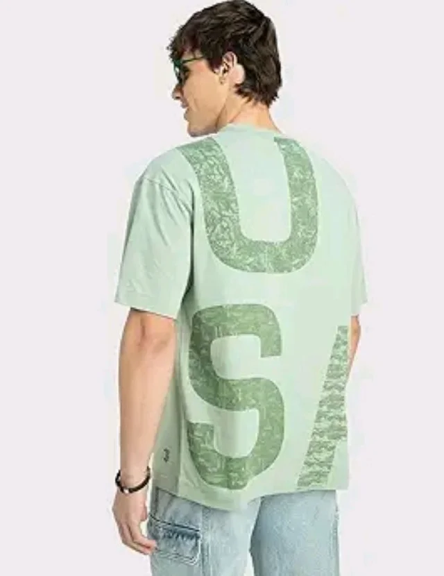 Jockey US81 Men Super Combed Cotton Rich Graphic Printed Oversized T-Shirt
- L
