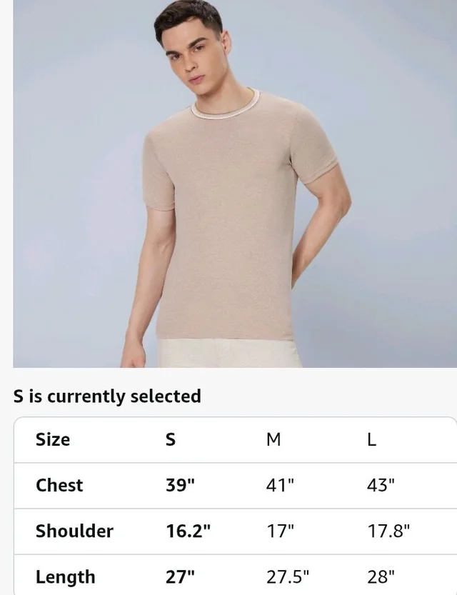 Symbol Premium Men's Cotton Rich Textured T-Shirt - Regular Fit | Pique Knit | Round Neck (Available in Plus Sizes)
- 2XL