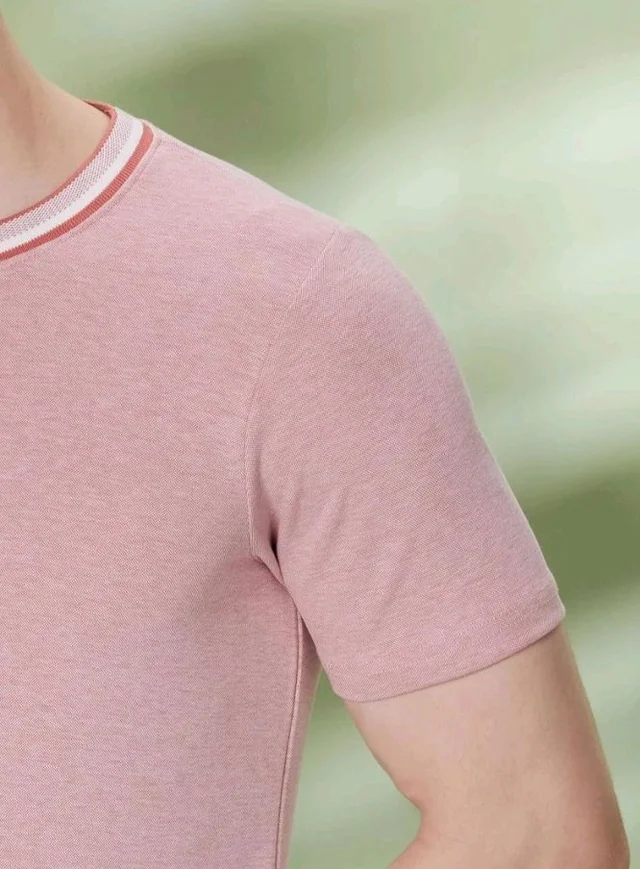 Symbol Premium Men's Cotton Rich Textured T-Shirt - Regular Fit | Pique Knit | Round Neck (Available in Plus Sizes)
- 2XL