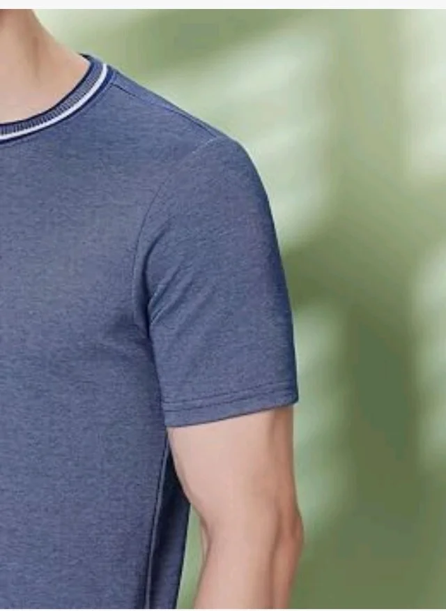 Symbol Premium Men's Cotton Rich Textured T-Shirt - Regular Fit | Pique Knit | Round Neck (Available in Plus Sizes)
- 2XL