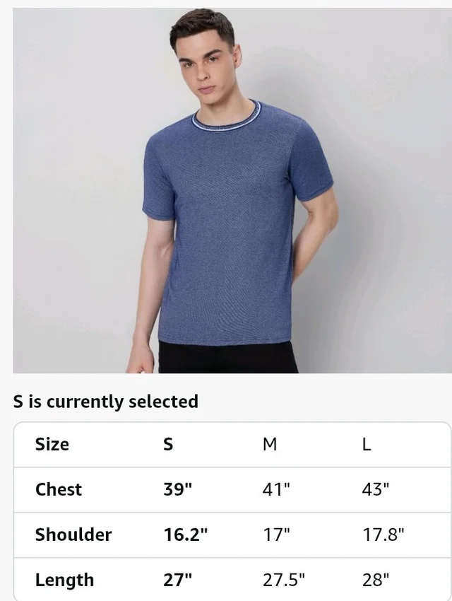 Symbol Premium Men's Cotton Rich Textured T-Shirt - Regular Fit | Pique Knit | Round Neck (Available in Plus Sizes)
- 2XL