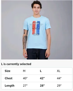 Men's Super Combed Cotton Round Neck Half Sleeve T-Shirt | Soft Breathable Cotton Fabric | Stylish Comfortable Wearfor Men | Quality Regular Fit
- S