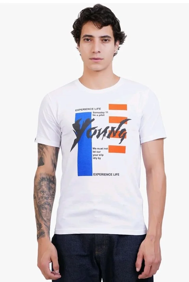 Men's Super Combed Cotton Round Neck Half Sleeve T-Shirt | Soft Breathable Cotton Fabric | Stylish Comfortable Wearfor Men | Quality Regular Fit
- 3XL