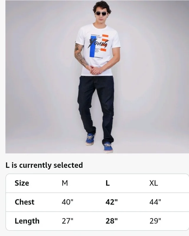 Men's Super Combed Cotton Round Neck Half Sleeve T-Shirt | Soft Breathable Cotton Fabric | Stylish Comfortable Wearfor Men | Quality Regular Fit
- 3XL