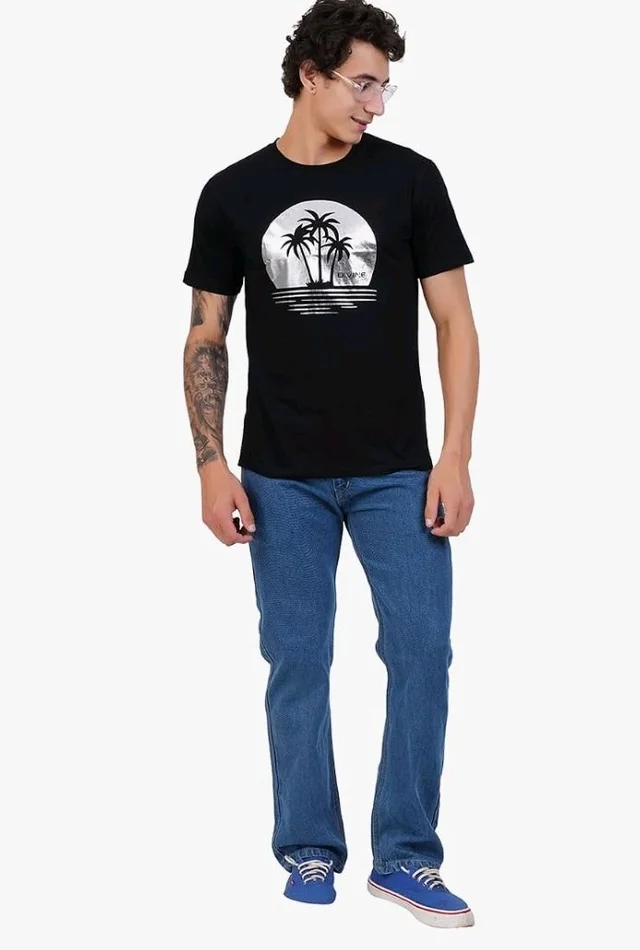 Men's Super Combed Cotton Round Neck Half Sleeve T-Shirt | Soft Breathable Cotton Fabric | Stylish Comfortable Wearfor Men | Quality Regular Fit
- 2XL