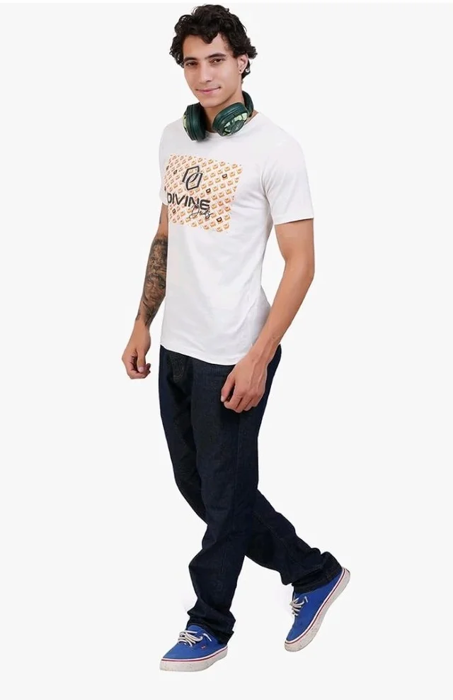 Men's Super Combed Cotton Round Neck Half Sleeve T-Shirt | Soft Breathable Cotton Fabric | Stylish Comfortable Wearfor Men | Quality Regular Fit
- 2XL