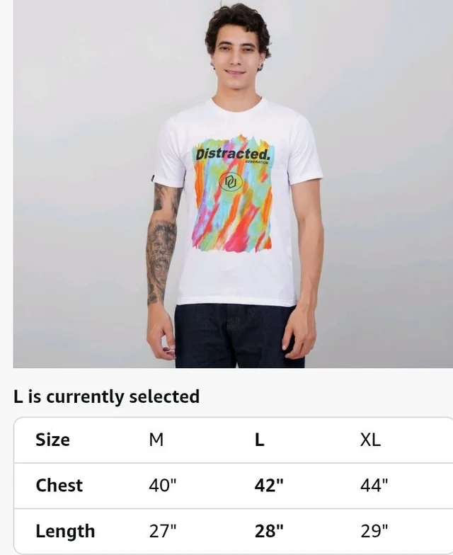 Men's Super Combed Cotton Round Neck Half Sleeve T-Shirt | Soft Breathable Cotton Fabric | Stylish Comfortable Wearfor Men | Quality Regular Fit
- S