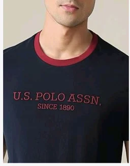 U.S. Polo ASSN. Brand Printed Cotton T-Shirts for Men - Half Sleeves Mens Casual T Shirts
- 3XL