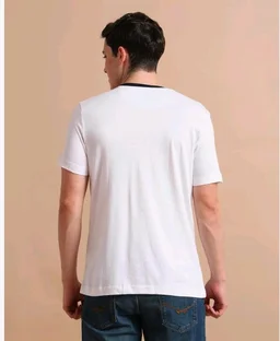 U.S. Polo ASSN. Brand Printed Cotton T-Shirts for Men - Half Sleeves Mens Casual T Shirts
- S
