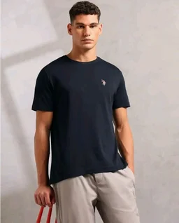 U.S. Polo ASSN. Men's PE002 Supima Cotton Ultra Soft Premium T-Shirt
- S