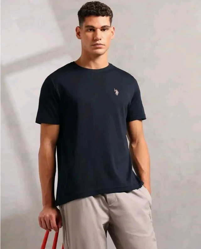 U.S. Polo ASSN. Men's PE002 Supima Cotton Ultra Soft Premium T-Shirt
- S