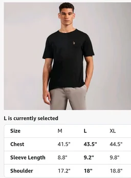 U.S. Polo ASSN. Men's PE002 Supima Cotton Ultra Soft Premium T-Shirt
- M