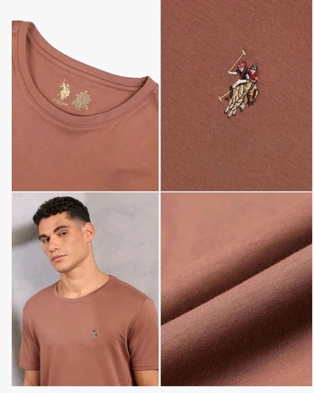 U.S. Polo ASSN. Men's PE002 Supima Cotton Ultra Soft Premium T-Shirt
- M