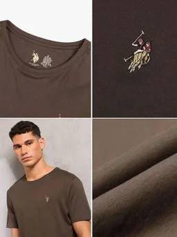 U.S. Polo ASSN. Men's PE002 Supima Cotton Ultra Soft Premium T-Shirt
- L