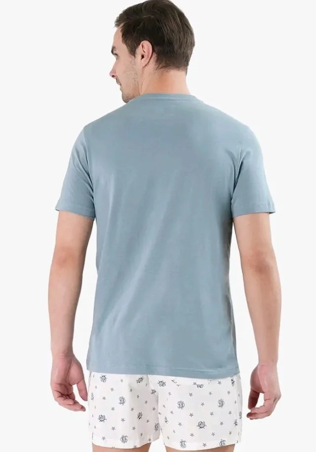 U.S. Polo ASSN. Men's LE001 Cotton Regular Fit Crew Neck Brand Print Lounge T-Shirt
- 2XL