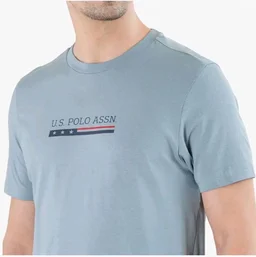 U.S. Polo ASSN. Men's LE001 Cotton Regular Fit Crew Neck Brand Print Lounge T-Shirt
- 2XL