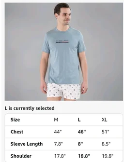 U.S. Polo ASSN. Men's LE001 Cotton Regular Fit Crew Neck Brand Print Lounge T-Shirt
- 2XL