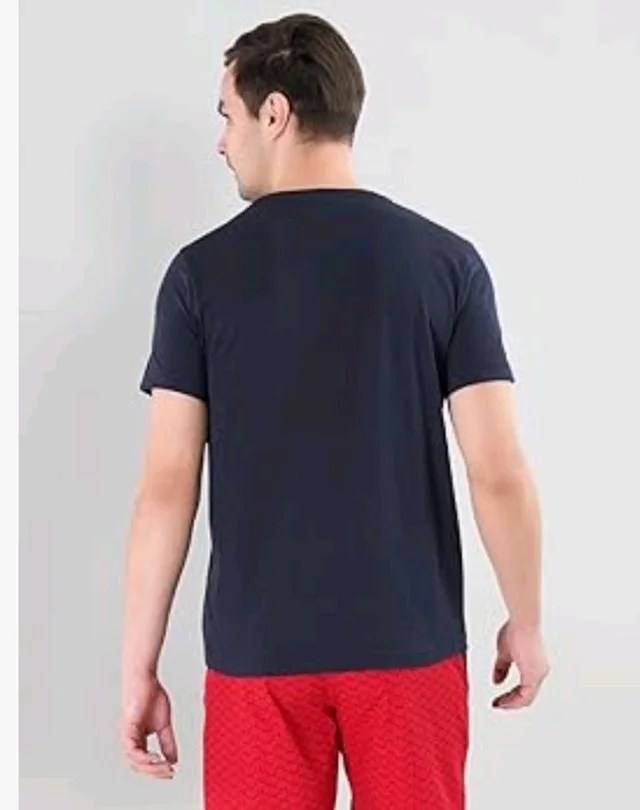U.S. Polo ASSN. Men's LE001 Cotton Regular Fit Crew Neck Brand Print Lounge T-Shirt
- S