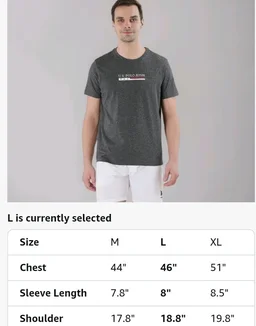 U.S. Polo ASSN. Men's LE001 Cotton Regular Fit Crew Neck Brand Print Lounge T-Shirt
- M