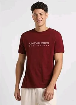 Nobero 100% Cotton T Shirts for Men Stylish | Regular Fit | Graphic Printed T Shirts for Men 180 GSM Combed Cotton | Round Neck Half Sleeve
- L