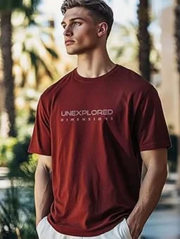 Nobero 100% Cotton T Shirts for Men Stylish | Regular Fit | Graphic Printed T Shirts for Men 180 GSM Combed Cotton | Round Neck Half Sleeve
- L