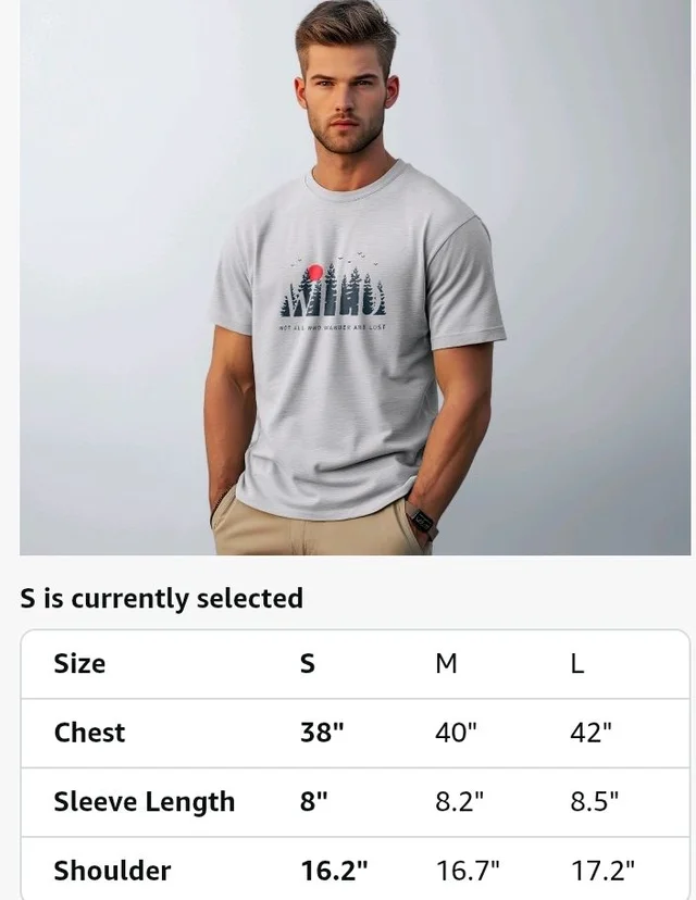 Nobero 100% Cotton T Shirts for Men Stylish | Regular Fit | Graphic Printed T Shirts for Men 180 GSM Combed Cotton | Round Neck Half Sleeve
- L