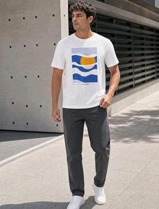 Nobero 100% Cotton T Shirts for Men Stylish | Regular Fit | Graphic Printed T Shirts for Men 180 GSM Combed Cotton | Round Neck Half Sleeve
- 3XL