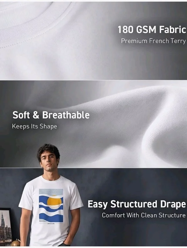 Nobero 100% Cotton T Shirts for Men Stylish | Regular Fit | Graphic Printed T Shirts for Men 180 GSM Combed Cotton | Round Neck Half Sleeve
- 3XL