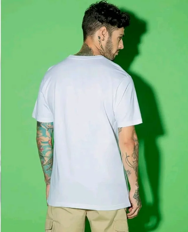 Bewakoof Men's Graphic Print Regular Fit Half Sleeve Round Neck Pure Cotton T-Shirt
- S