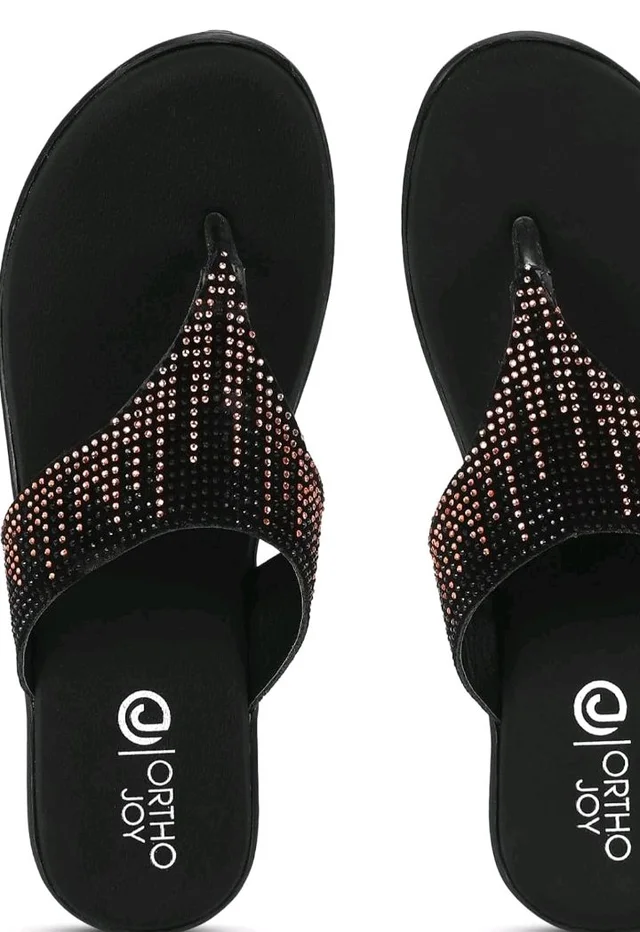 ORTHO JOY doctor Fancy Slipper for women || Orthopedic Women's slipper - 10