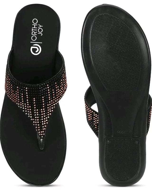 ORTHO JOY doctor Fancy Slipper for women || Orthopedic Women's slipper - 10