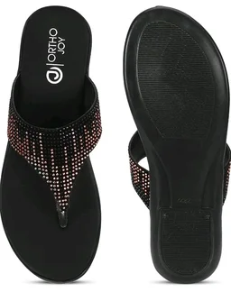 ORTHO JOY doctor Fancy Slipper for women || Orthopedic Women's slipper - 10