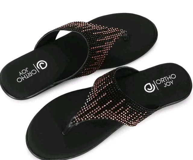 ORTHO JOY doctor Fancy Slipper for women || Orthopedic Women's slipper - 10
