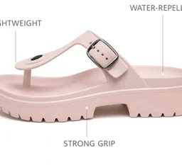 ORTHO JOY Orthopedic Arch Support Sandals for Women – Comfort Slip-On Toe Post Slides with Adjustable Strap & Cushion Sole