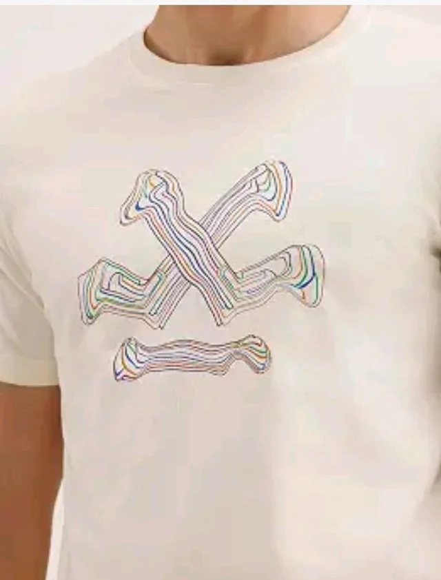 WROGN Men's Pure Cotton T-Shirt | Printed Design | Slim Fit
- M