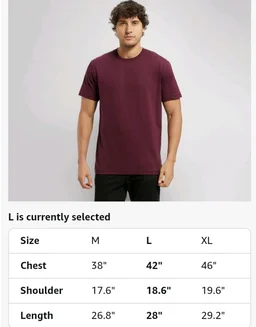 Jockey 2714 Men Super Combed Cotton Rich Round Neck Half Sleeve Regular Fit T-Shirt
- 2XL