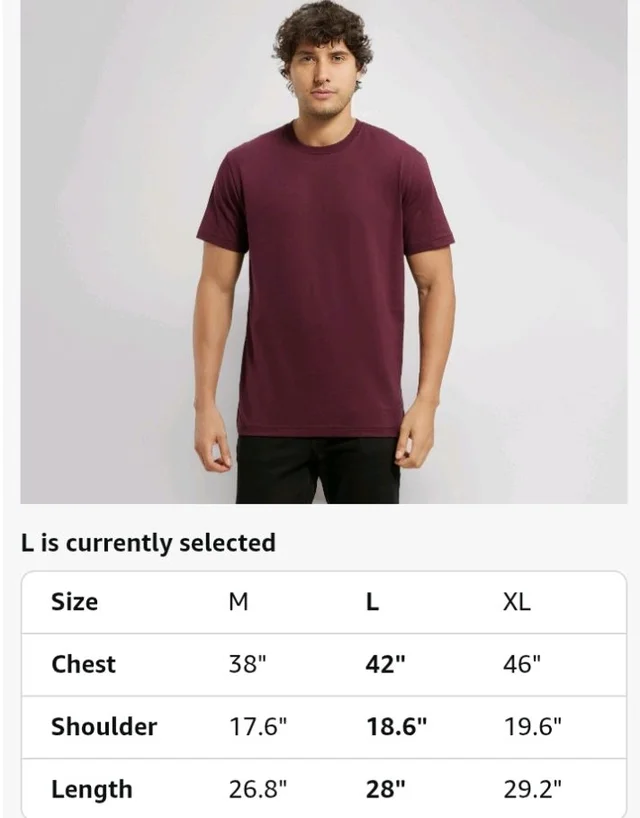 Jockey 2714 Men Super Combed Cotton Rich Round Neck Half Sleeve Regular Fit T-Shirt
- 2XL