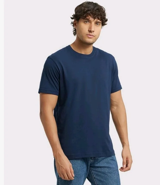 Jockey 2714 Men Super Combed Cotton Rich Round Neck Half Sleeve Regular Fit T-Shirt
- S