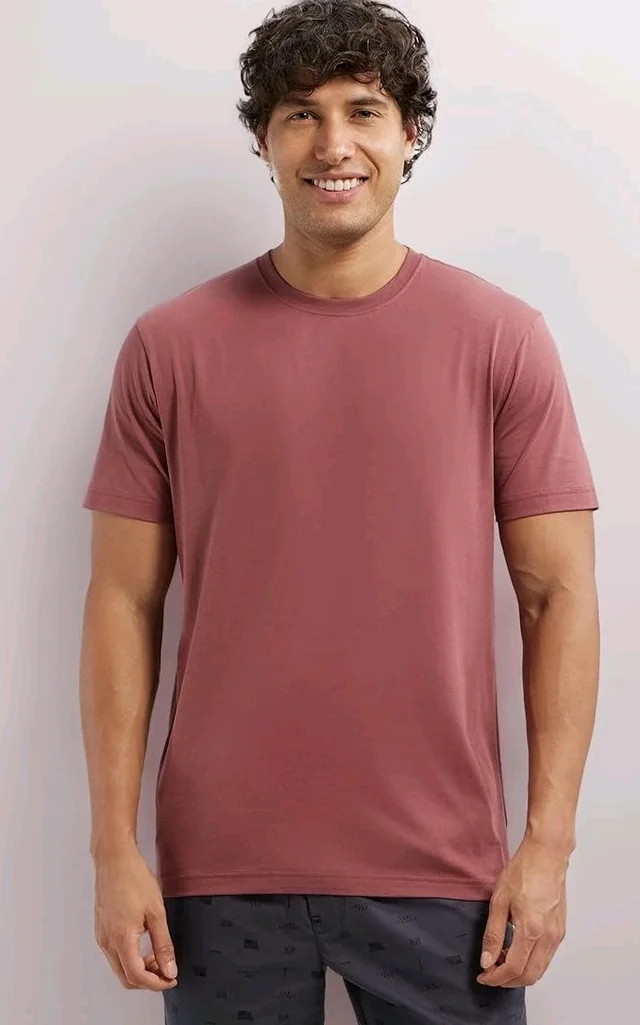 Jockey 2714 Men Super Combed Cotton Rich Round Neck Half Sleeve Regular Fit T-Shirt - L