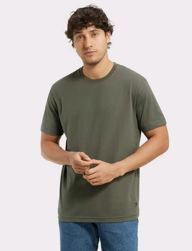 Jockey 2714 Men Super Combed Cotton Rich Round Neck Half Sleeve Regular Fit T-Shirt
- S