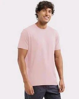 Jockey 2714 Men Super Combed Cotton Rich Round Neck Half Sleeve Regular Fit T-Shirt - M