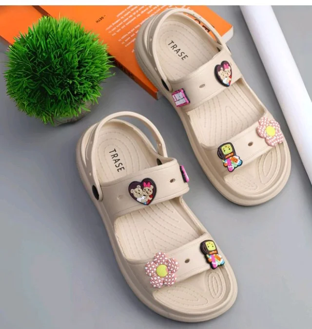 TRASE Double Strap Clogs Sandals for Women | Daily Use Slippers with Adjustable Back Strap | Comfortable Lightweight Waterproof Anti Skid Casual Flip Flops
- 9