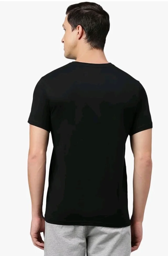 Van Heusen Men’s Crew Neck T-Shirt – Soft & Breathable Cotton | Regular Fit | Comfortable Everyday Casual Wear | Short Sleeves | Summer Favorite |Solid Colors | Style 60052|Available in Pack of 1 & 2 - S