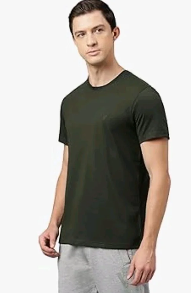 Van Heusen Men’s Crew Neck T-Shirt – Soft & Breathable Cotton | Regular Fit | Comfortable Everyday Casual Wear | Short Sleeves | Summer Favorite |Solid Colors | Style 60052|Available in Pack of 1 & 2
- M