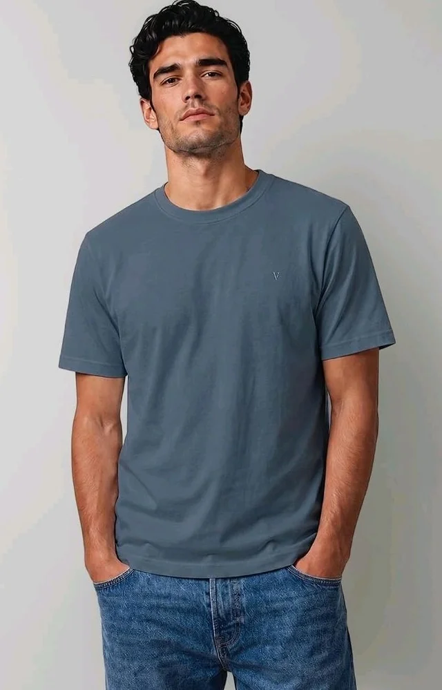 Van Heusen Men’s Crew Neck T-Shirt – Soft & Breathable Cotton | Regular Fit | Comfortable Everyday Casual Wear | Short Sleeves | Summer Favorite |Solid Colors | Style 60052|Available in Pack of 1 & 2
- M